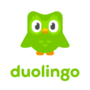 شعار تطبيق ديولينجو لتعلم لغات جديدة 
