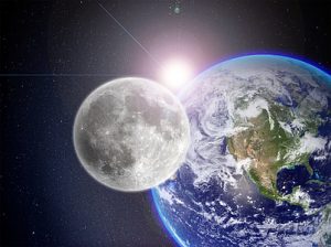 الأرض و القمر 