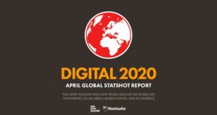 دراسة عن استخدام الإنترنت والشبكات الاجتماعية والجوال في الربع الأول من عام 2020